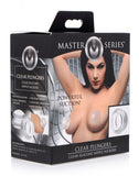 Master Series Clear Plungers Nipple Suckers Large