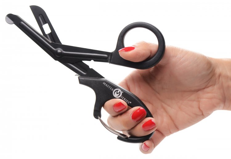 Master Series Snip Heavy Duty Bondage Scissors W- Clip