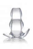 Master Series Clear View Hollow Anal Plug Large