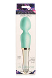 Prisms Vibra-glass 10x Turquoise Glass Wand Dual End